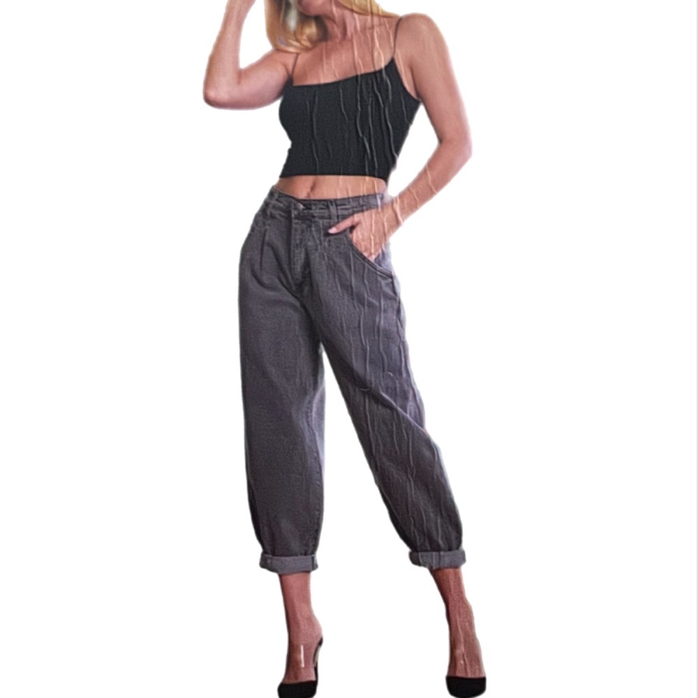 NWT VIBE & RANT slouch jeans faded black